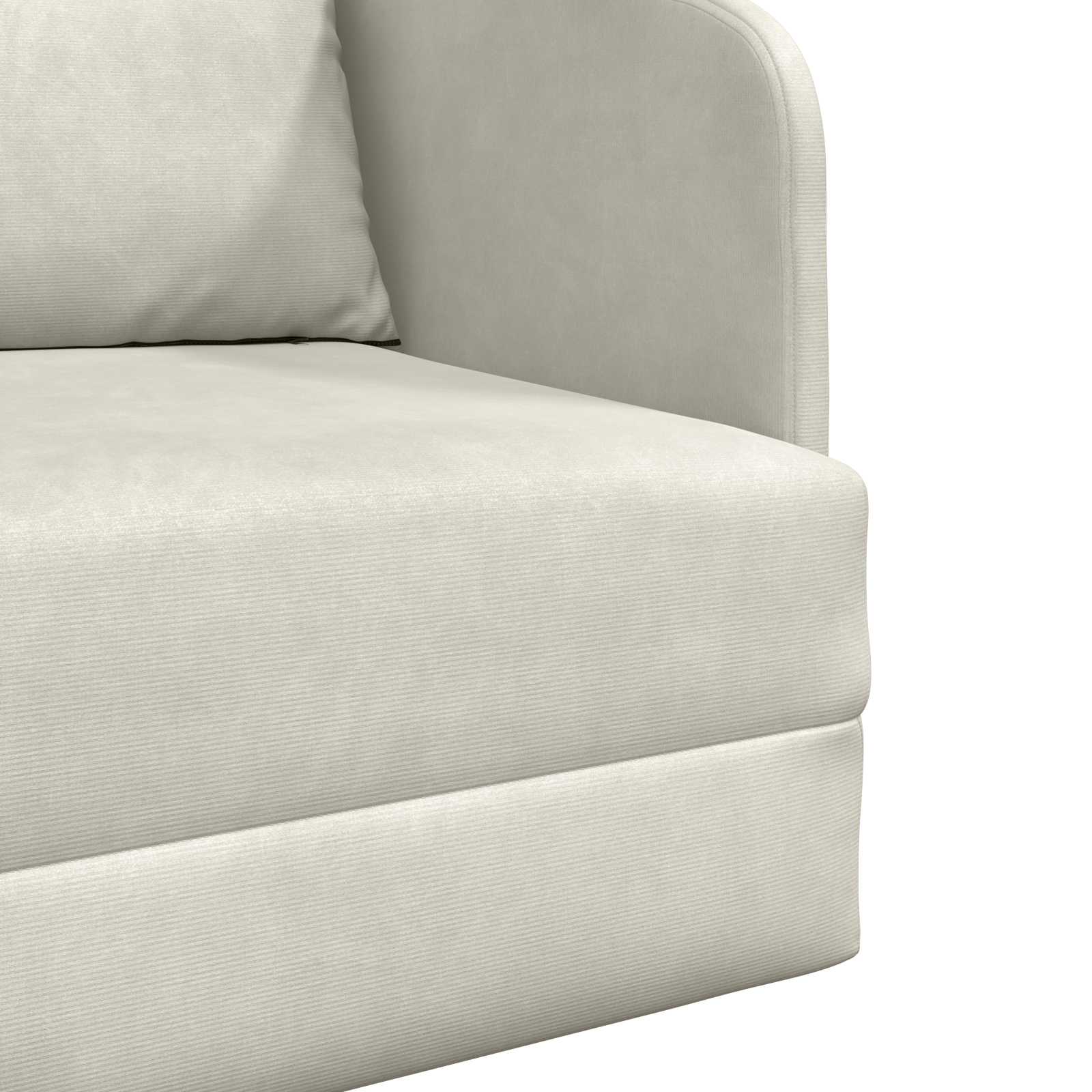 vidaXL Sofa Bed Kremowy 65 x 80 x 83 cm Aksamit