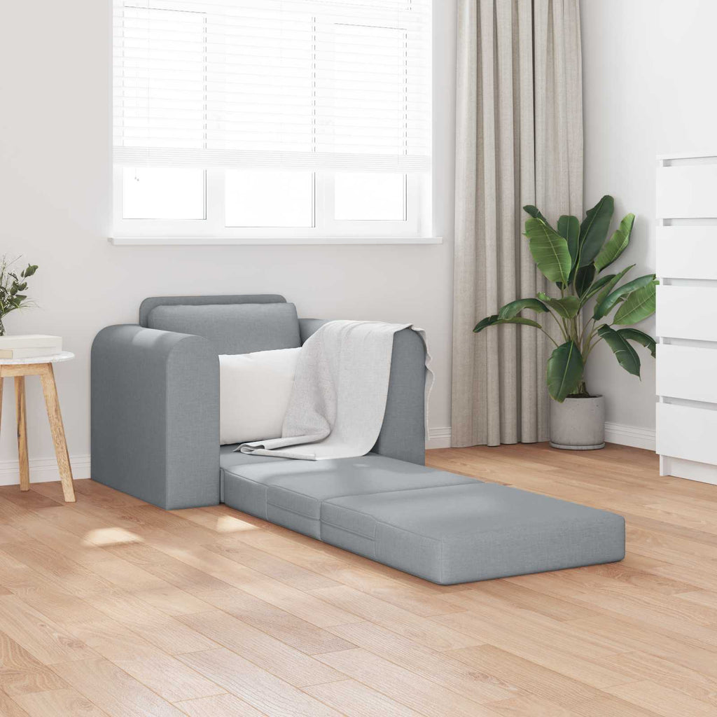 vidaXL Sofa Bed Jasnoszary 98 x 71 x 83 cm tkanina