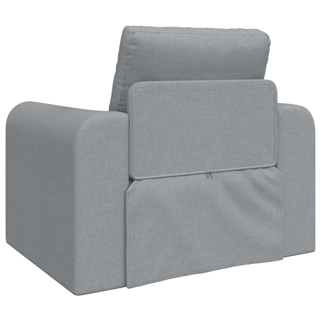 vidaXL Sofa Bed Jasnoszary 98 x 71 x 83 cm tkanina