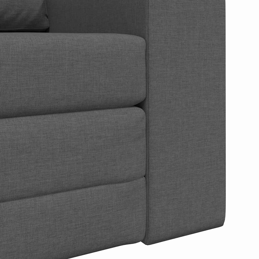 vidaXL Sofa Bed Ciemnoszary 98 x 71 x 83 cm tkanina