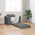 vidaXL Sofa Bed Ciemnoszary 98 x 71 x 83 cm tkanina