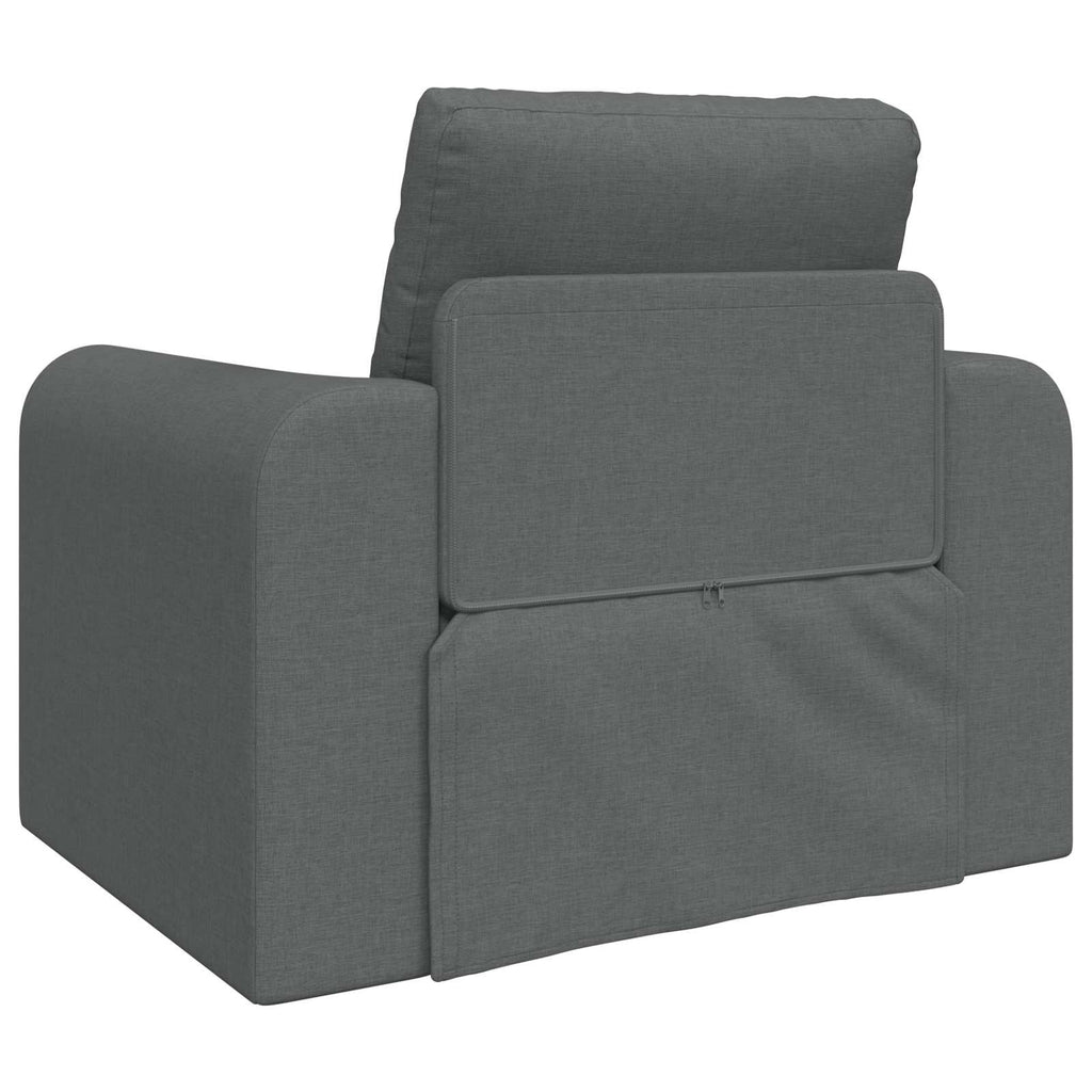 vidaXL Sofa Bed Ciemnoszary 98 x 71 x 83 cm tkanina