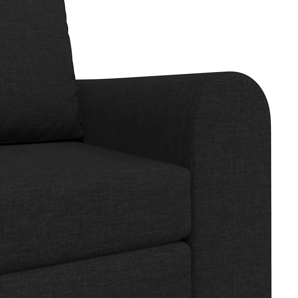 vidaXL Sofa Bed Czarny 98 x 71 x 83 cm tkanina