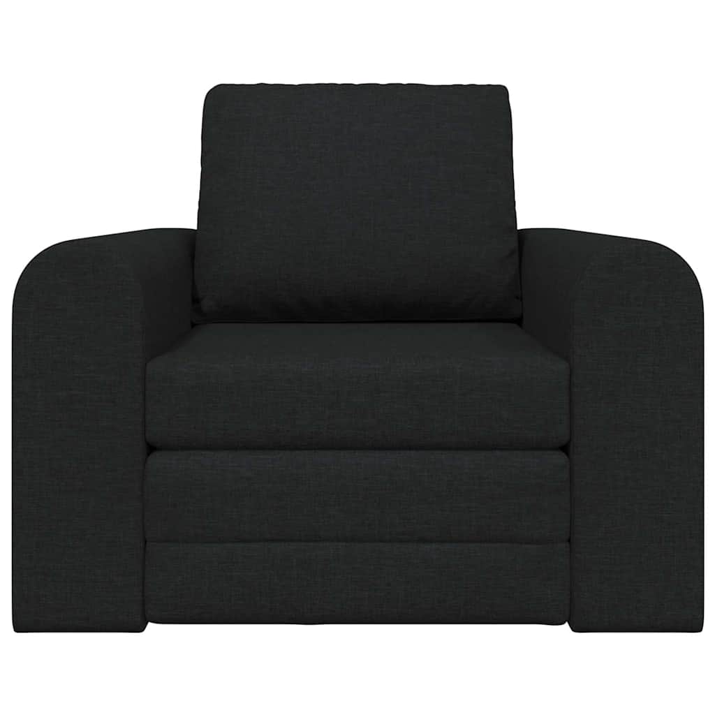 vidaXL Sofa Bed Czarny 98 x 71 x 83 cm tkanina
