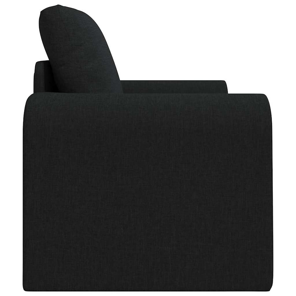 vidaXL Sofa Bed Czarny 98 x 71 x 83 cm tkanina