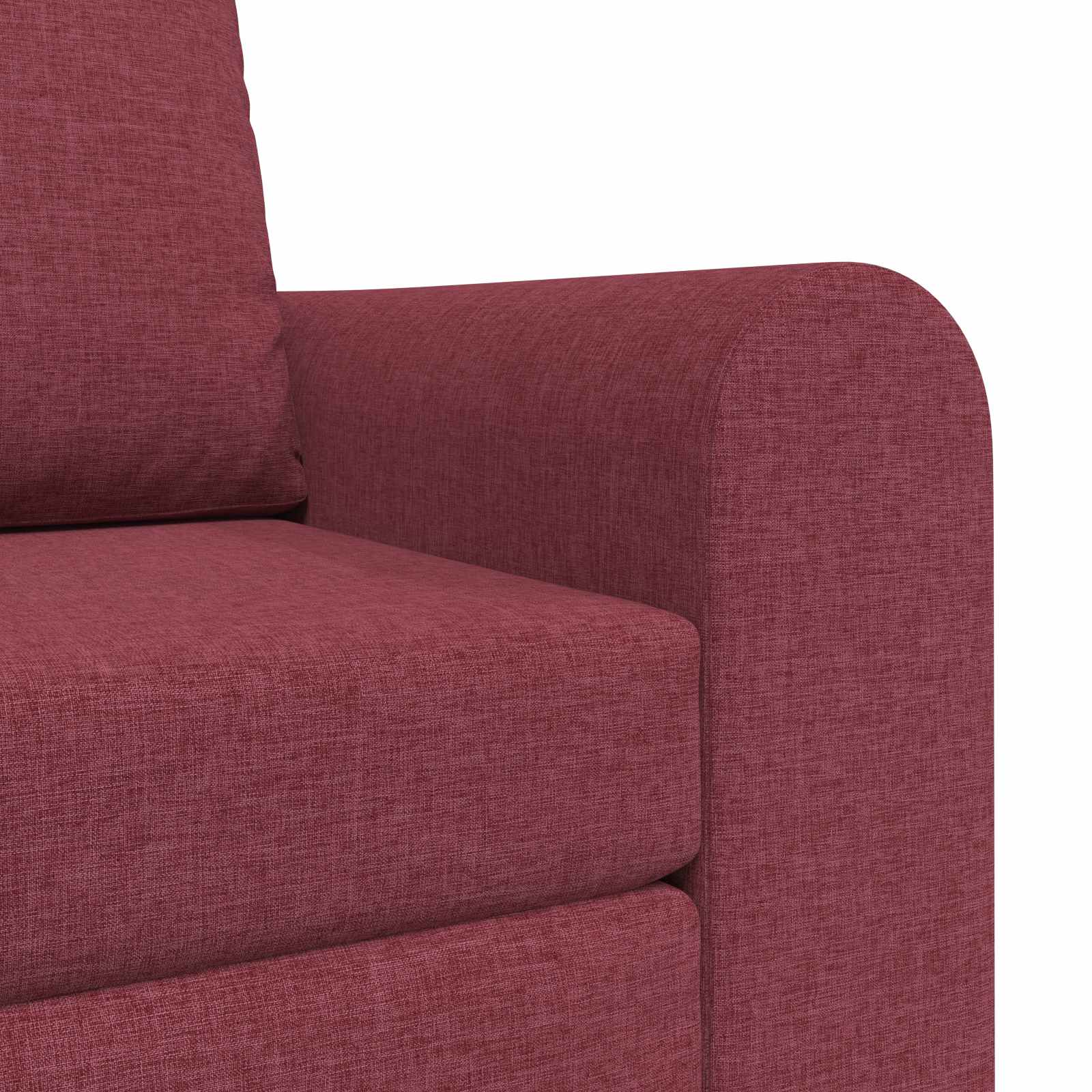 vidaXL Sofa Bed Czerwone wino 98 x 71 x 83 cm tkanina