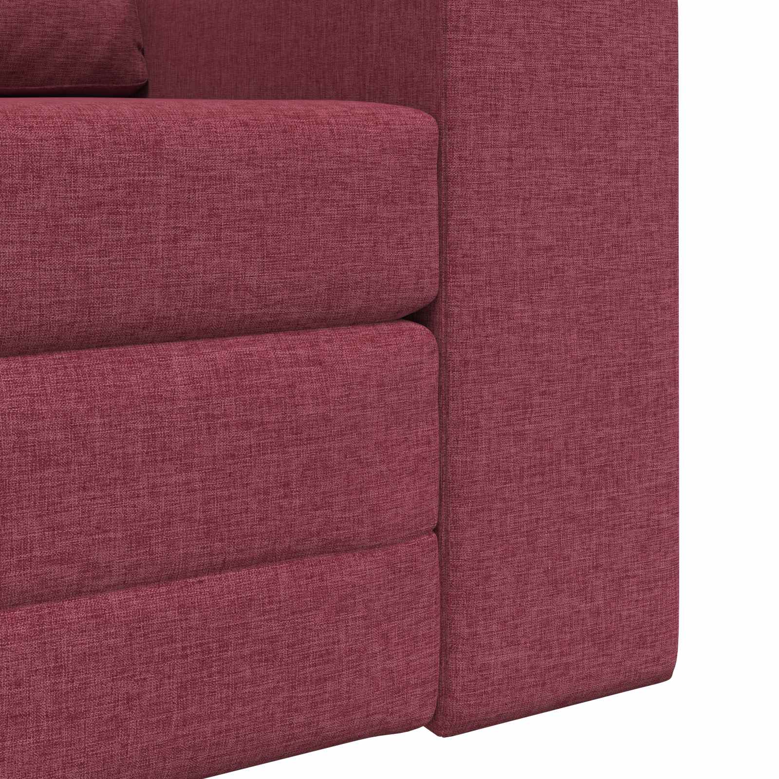 vidaXL Sofa Bed Czerwone wino 98 x 71 x 83 cm tkanina