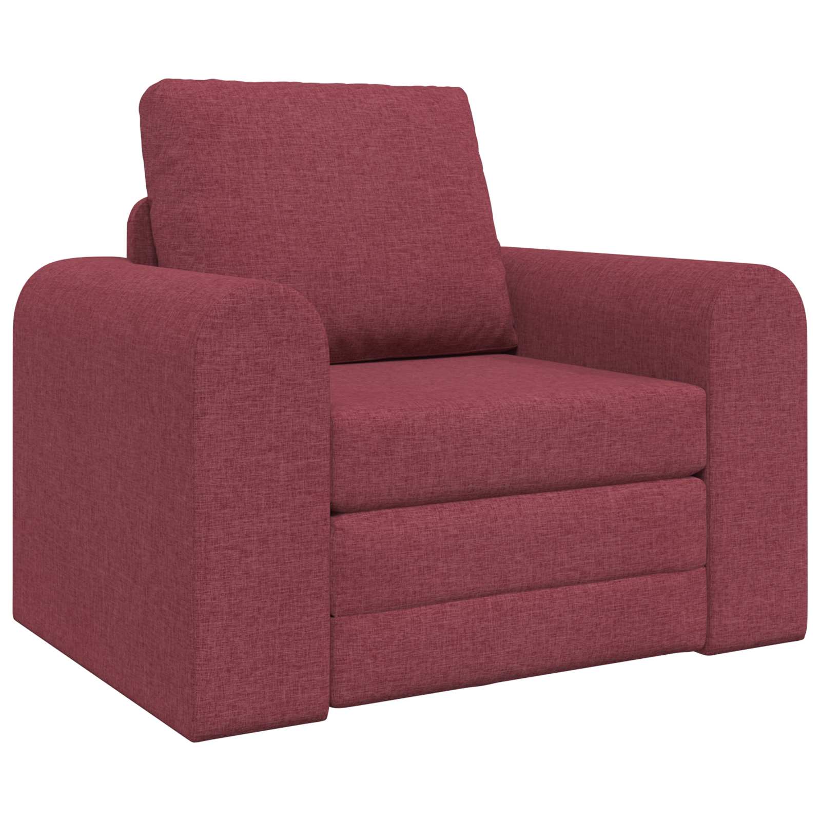 vidaXL Sofa Bed Czerwone wino 98 x 71 x 83 cm tkanina