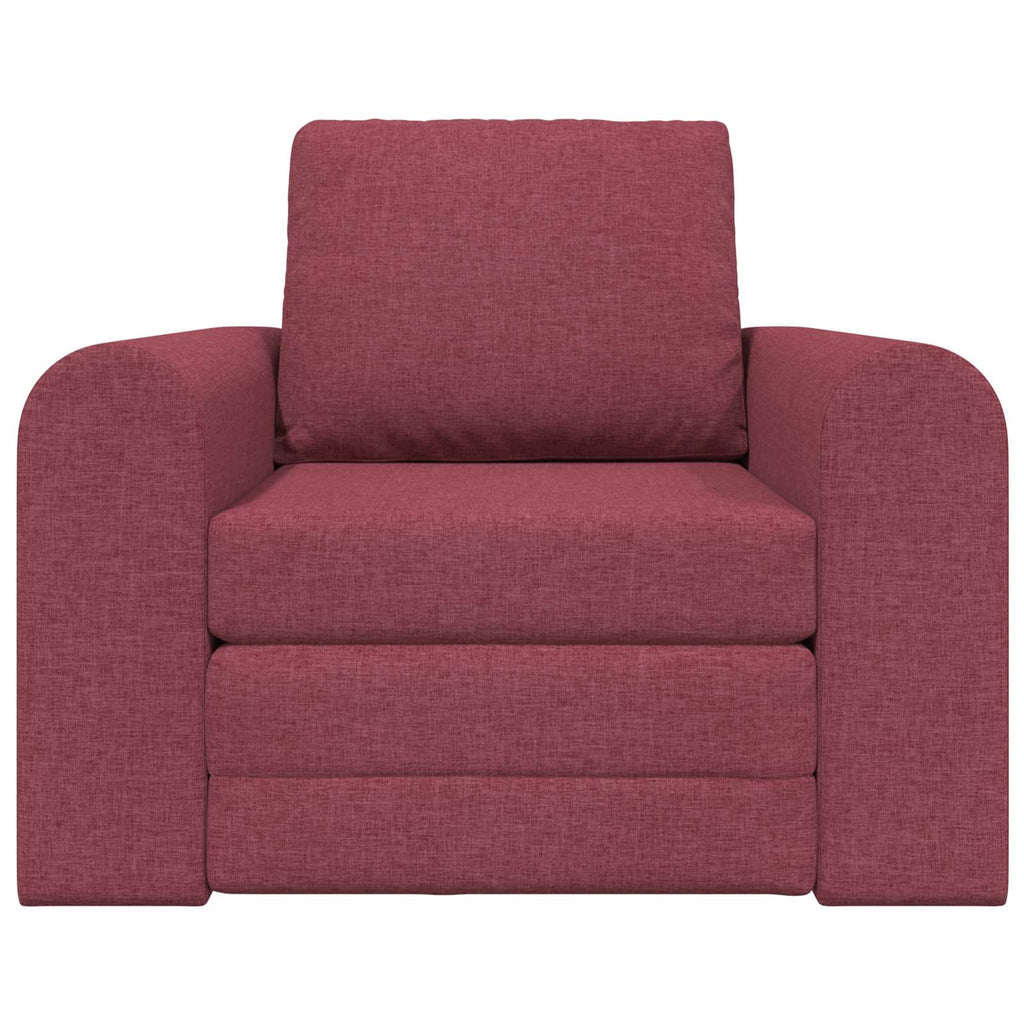 vidaXL Sofa Bed Czerwone wino 98 x 71 x 83 cm tkanina