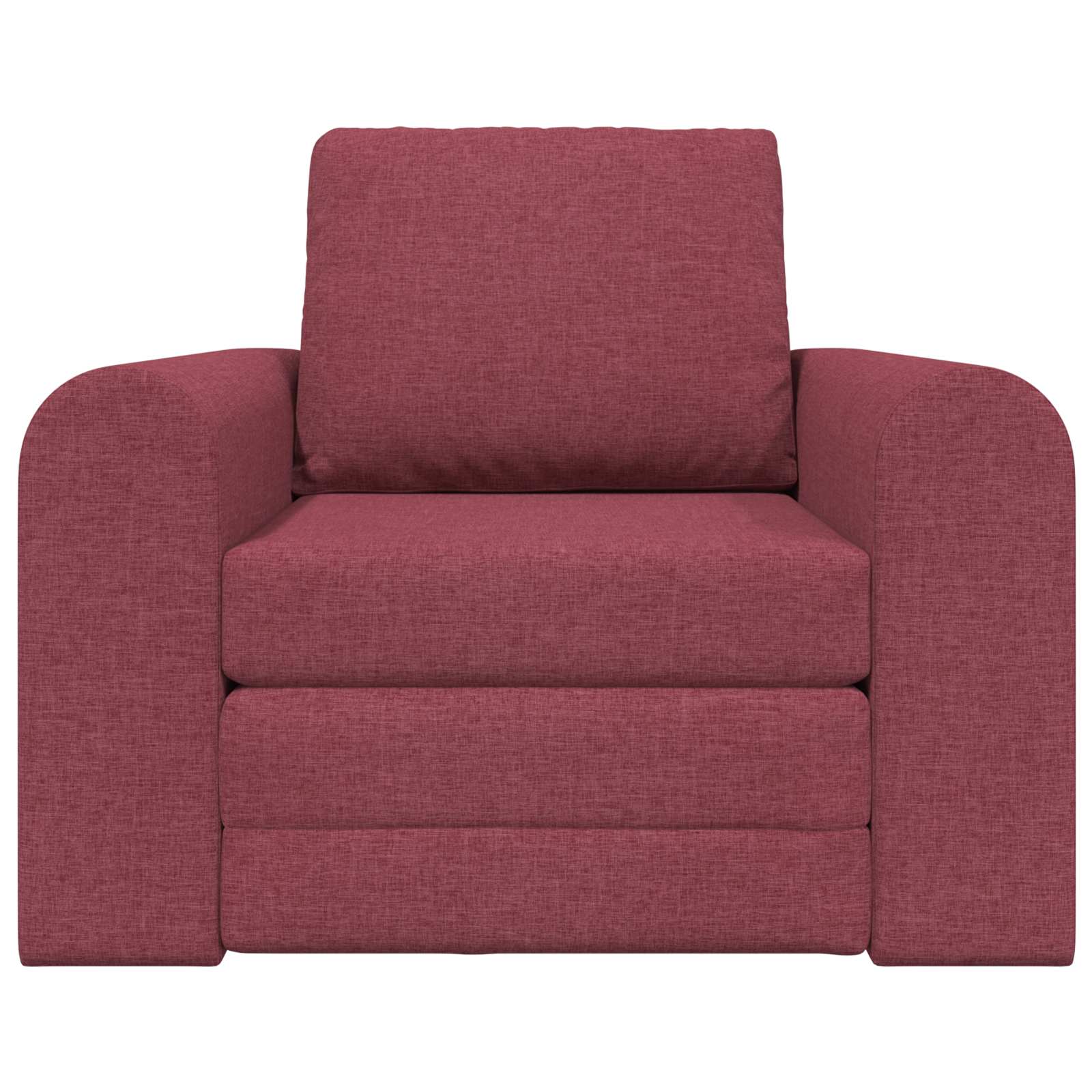 vidaXL Sofa Bed Czerwone wino 98 x 71 x 83 cm tkanina