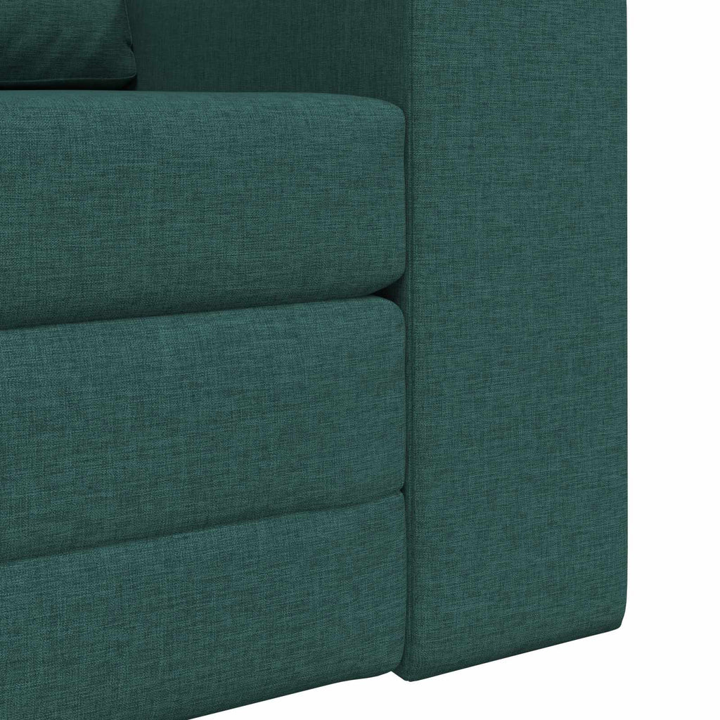 vidaXL Sofa Bed Ciemna zieleń 98 x 71 x 83 cm tkanina