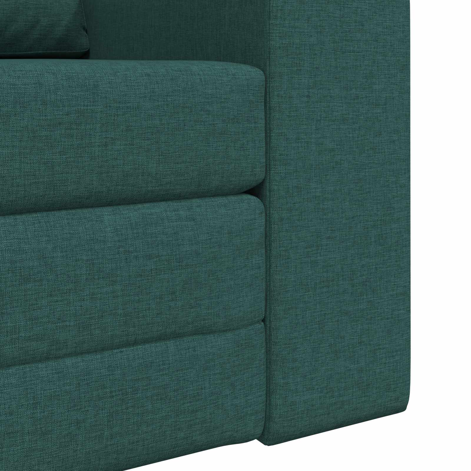 vidaXL Sofa Bed Ciemna zieleń 98 x 71 x 83 cm tkanina
