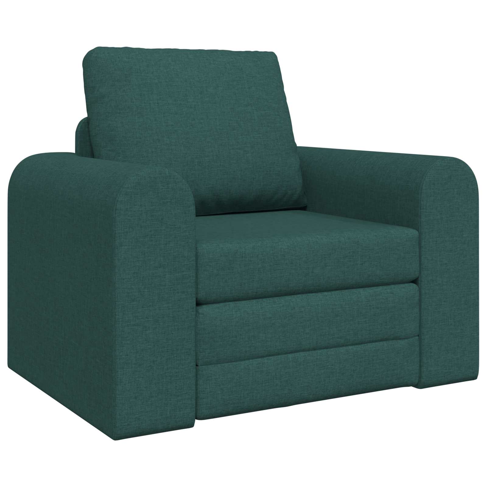 vidaXL Sofa Bed Ciemna zieleń 98 x 71 x 83 cm tkanina