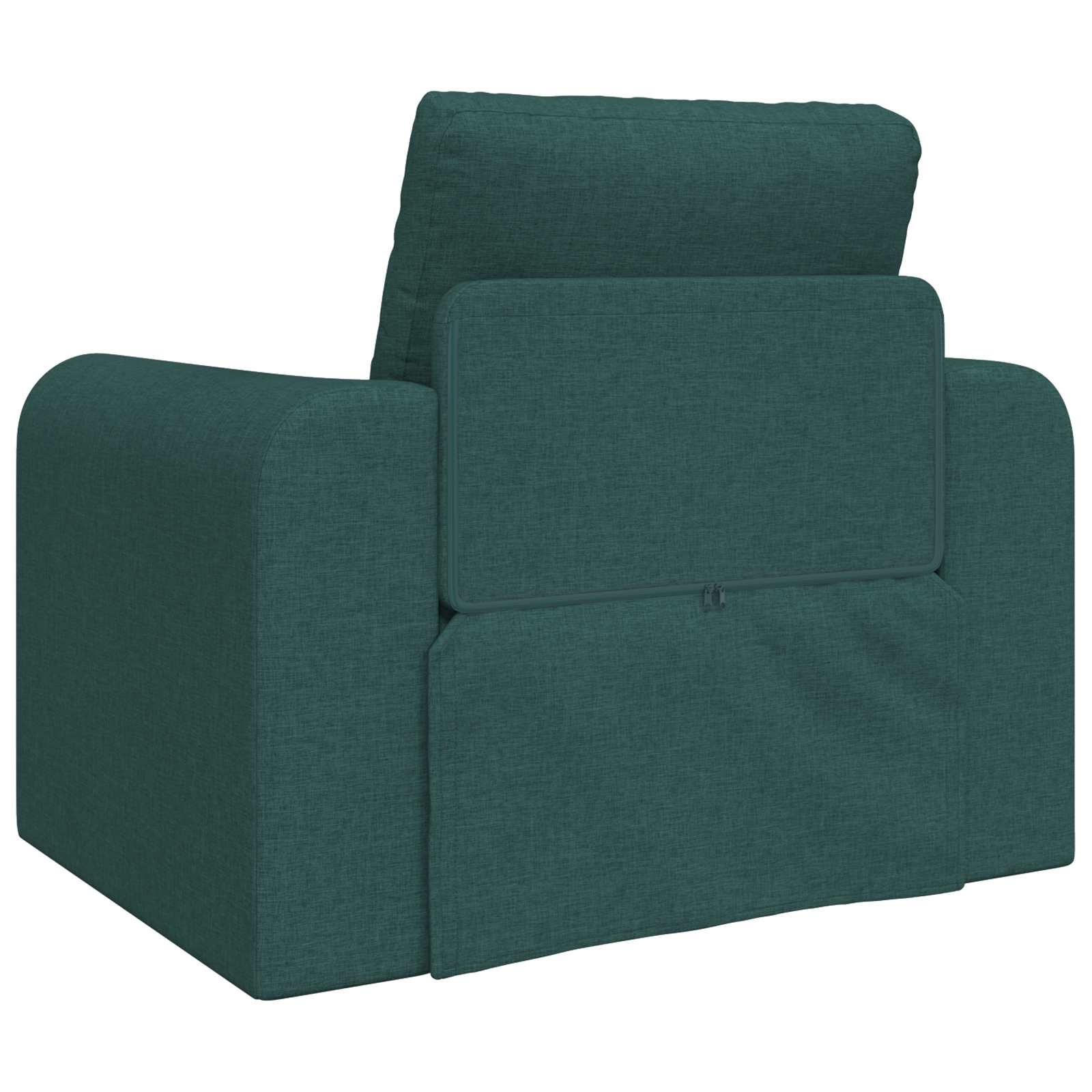 vidaXL Sofa Bed Ciemna zieleń 98 x 71 x 83 cm tkanina