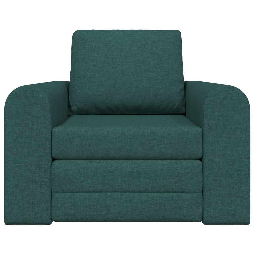 vidaXL Sofa Bed Ciemna zieleń 98 x 71 x 83 cm tkanina