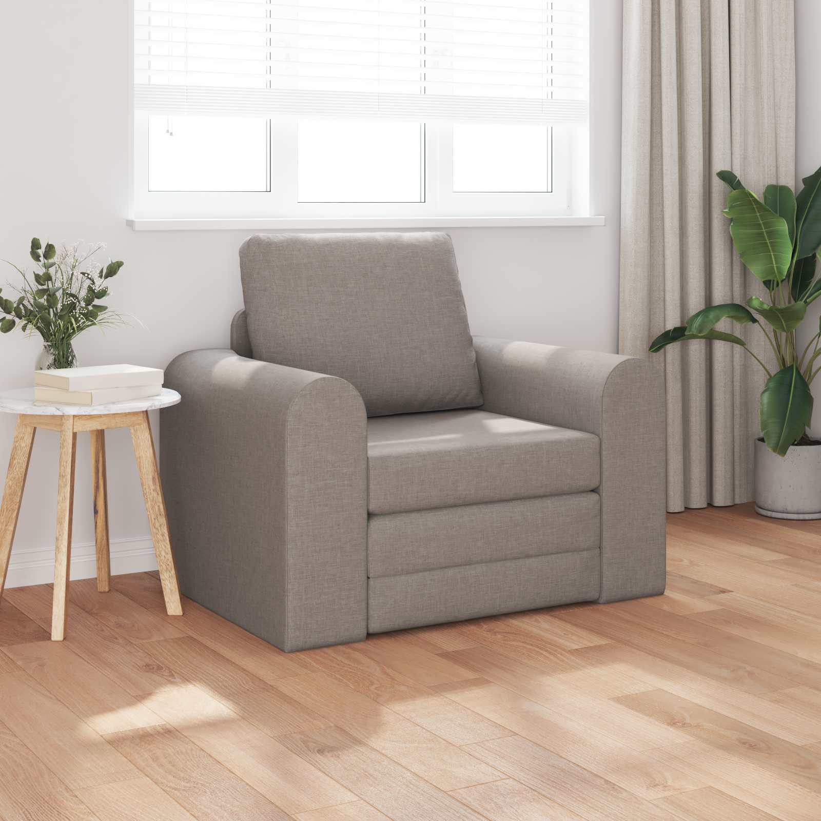 vidaXL Sofa Bed Ciemnoszary 98 x 71 x 83 cm tkanina