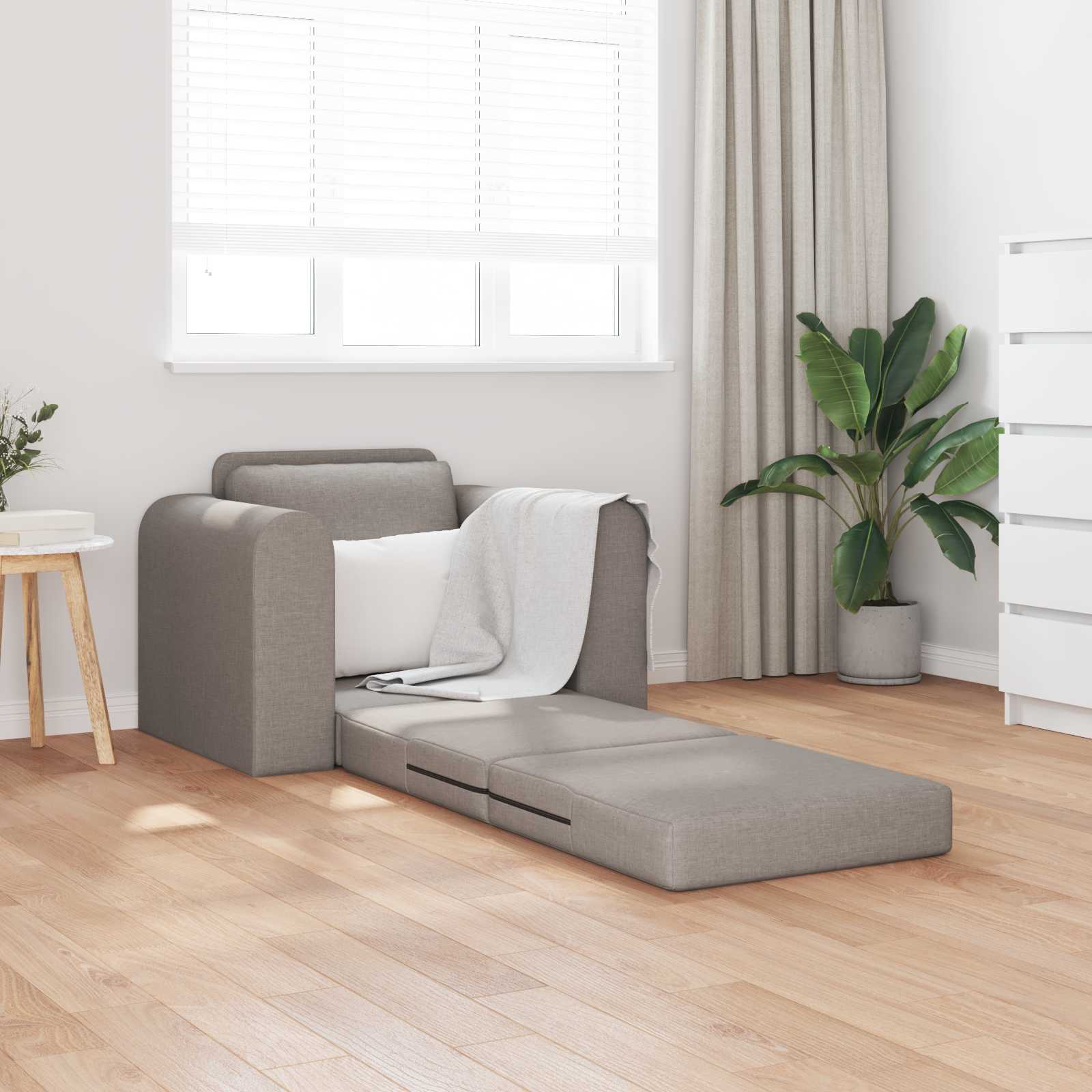 vidaXL Sofa Bed Ciemnoszary 98 x 71 x 83 cm tkanina