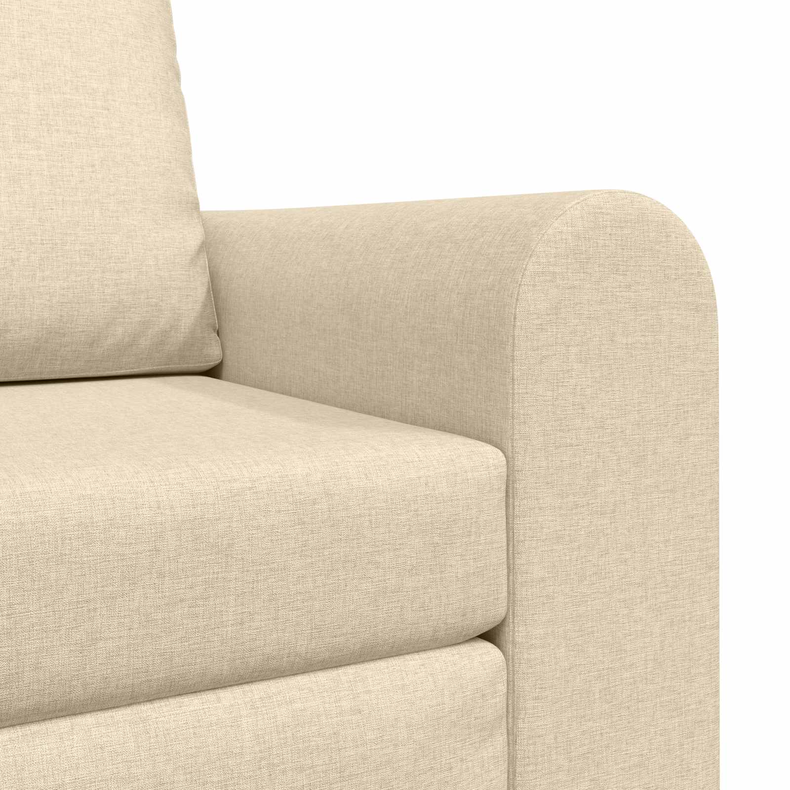 vidaXL Sofa Bed Kremowy 98 x 71 x 83 cm tkanina
