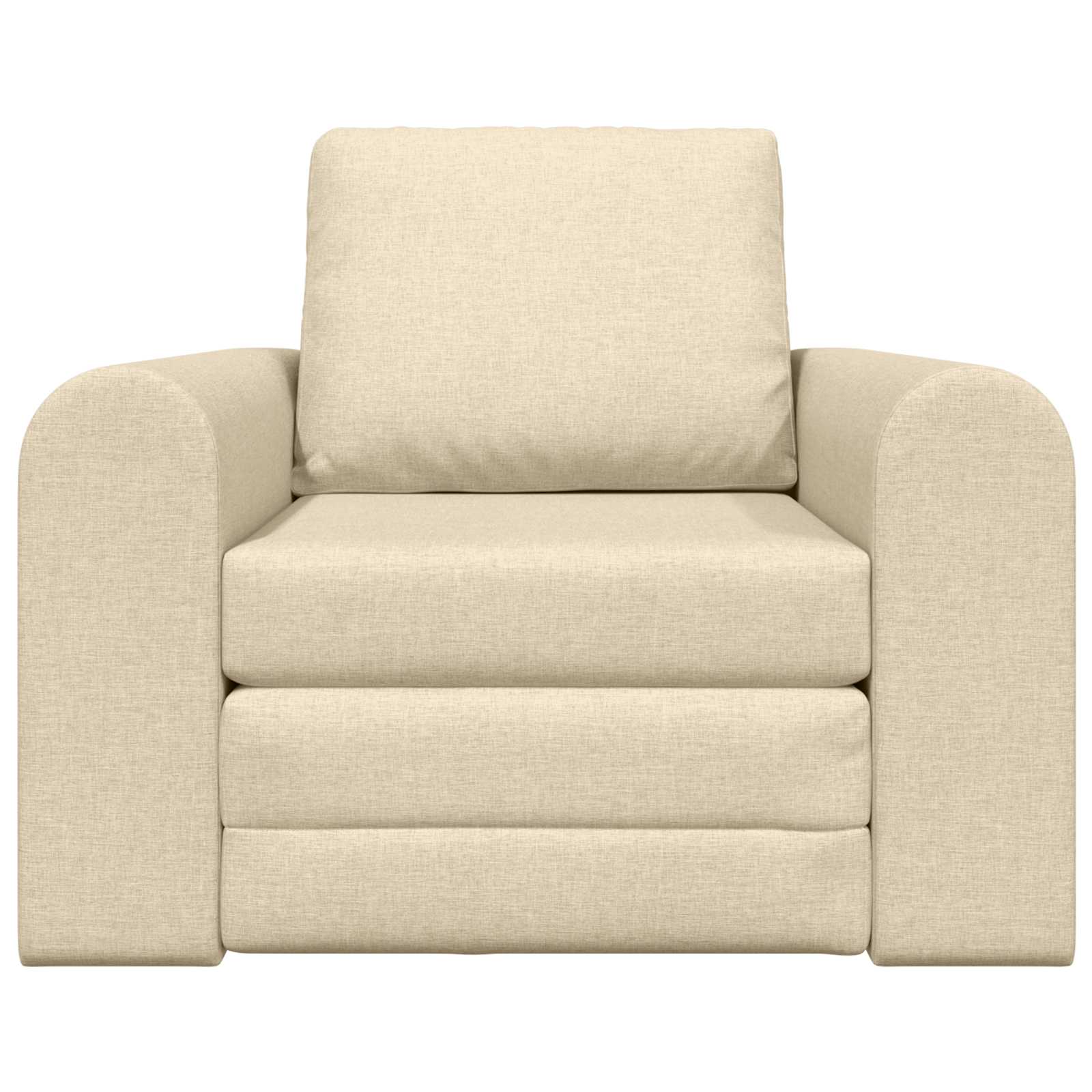 vidaXL Sofa Bed Kremowy 98 x 71 x 83 cm tkanina