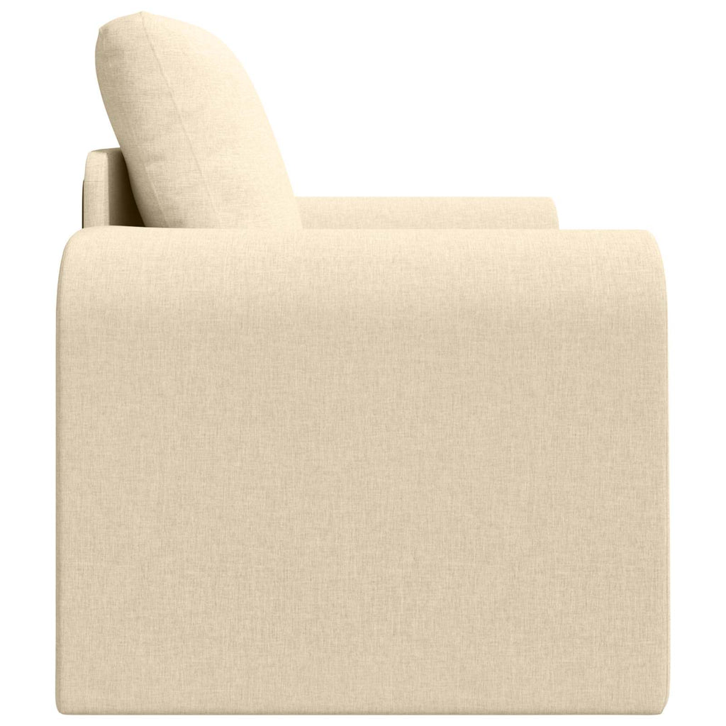 vidaXL Sofa Bed Kremowy 98 x 71 x 83 cm tkanina