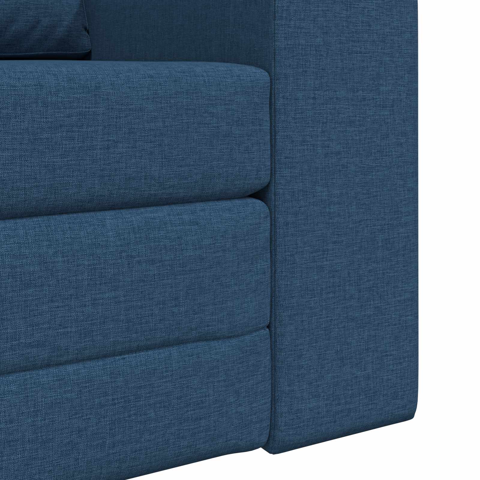 vidaXL Sofa Bed Niebieski 98 x 71 x 83 cm tkanina
