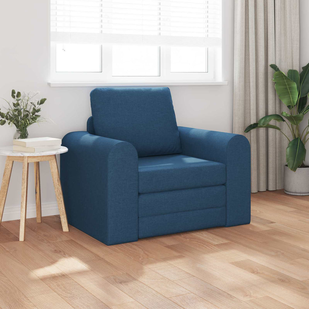 vidaXL Sofa Bed Niebieski 98 x 71 x 83 cm tkanina