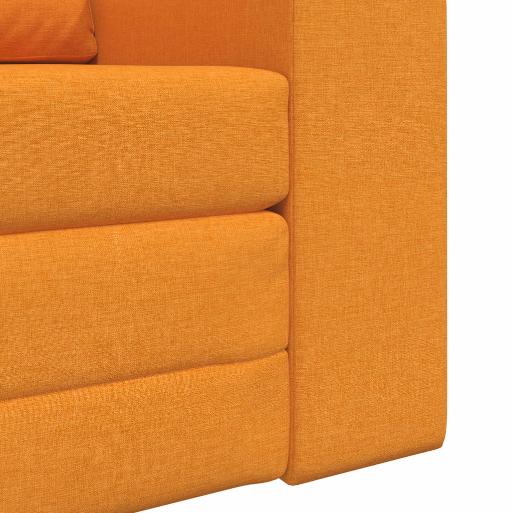 vidaXL Sofa Bed Ciemny Żółty 98 x 71 x 83 cm tkanina