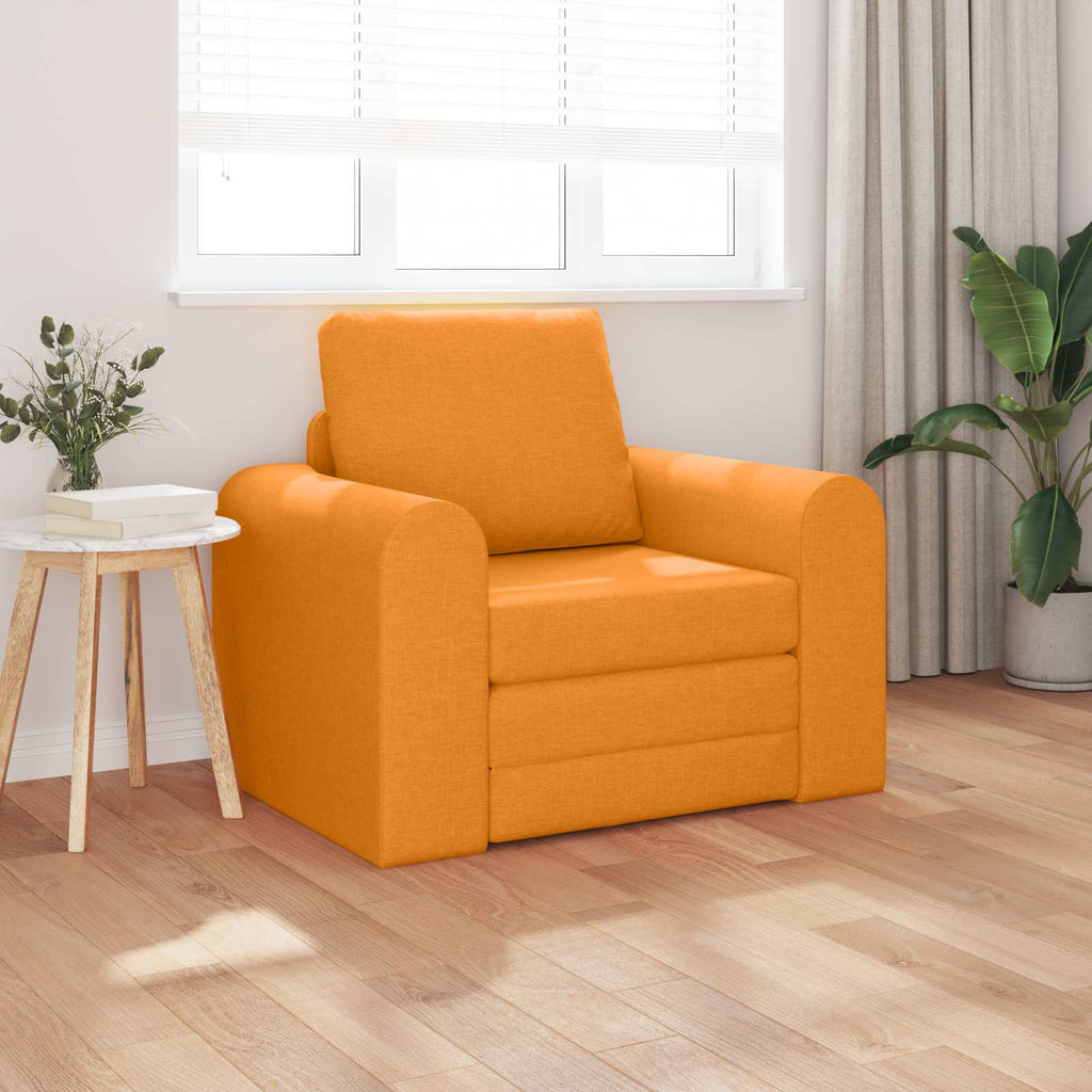 vidaXL Sofa Bed Ciemny Żółty 98 x 71 x 83 cm tkanina