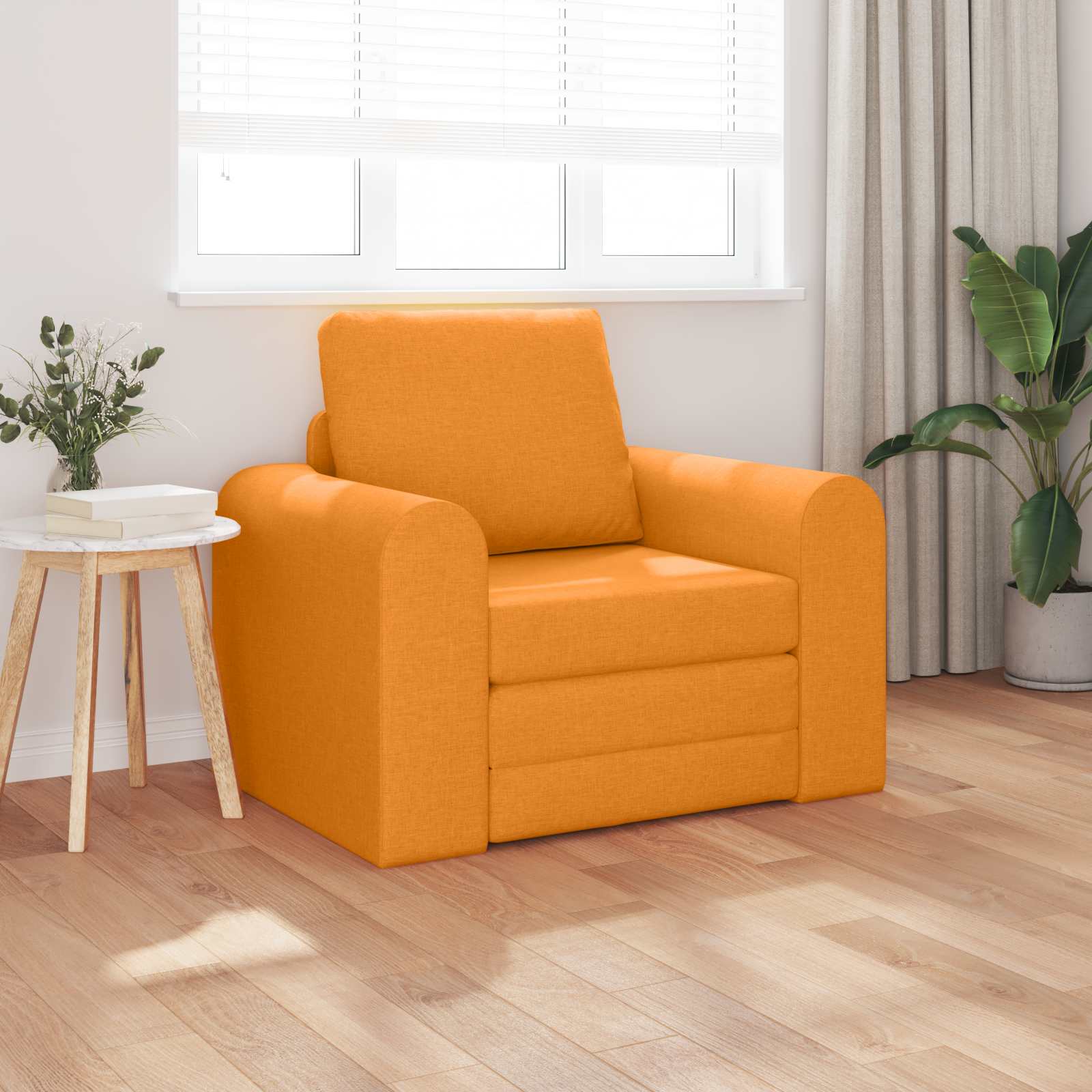 vidaXL Sofa Bed Ciemny Żółty 98 x 71 x 83 cm tkanina