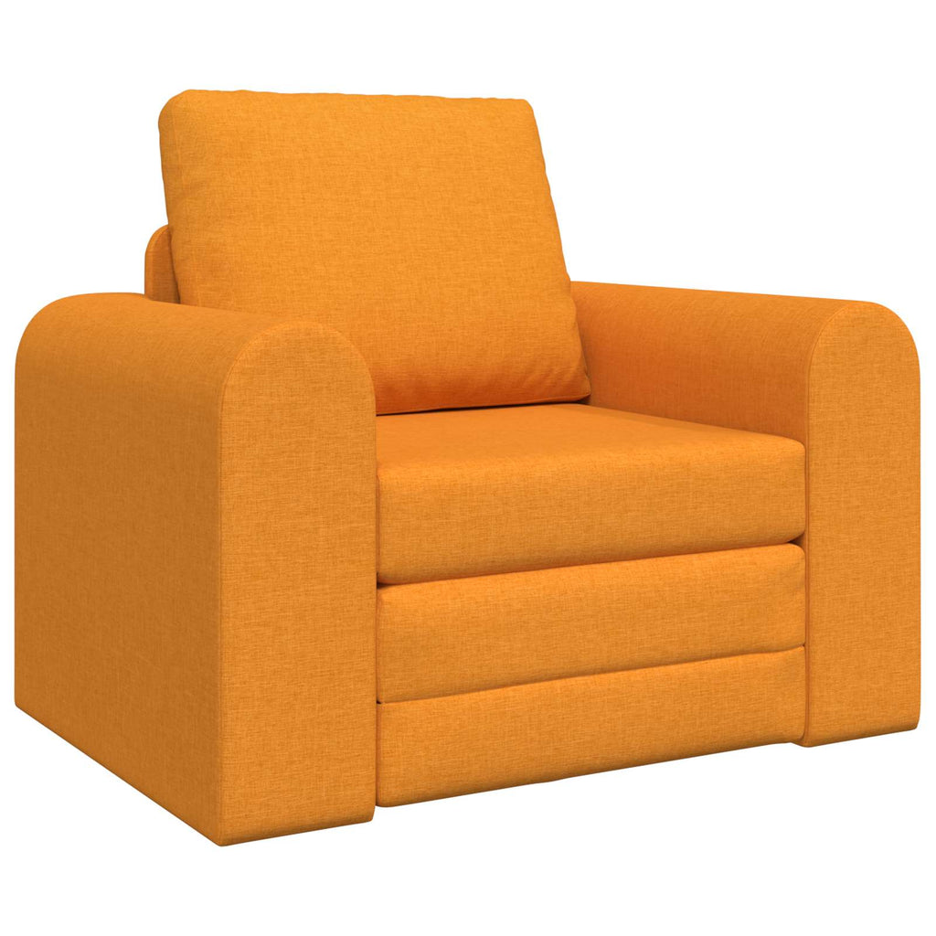 vidaXL Sofa Bed Ciemny Żółty 98 x 71 x 83 cm tkanina
