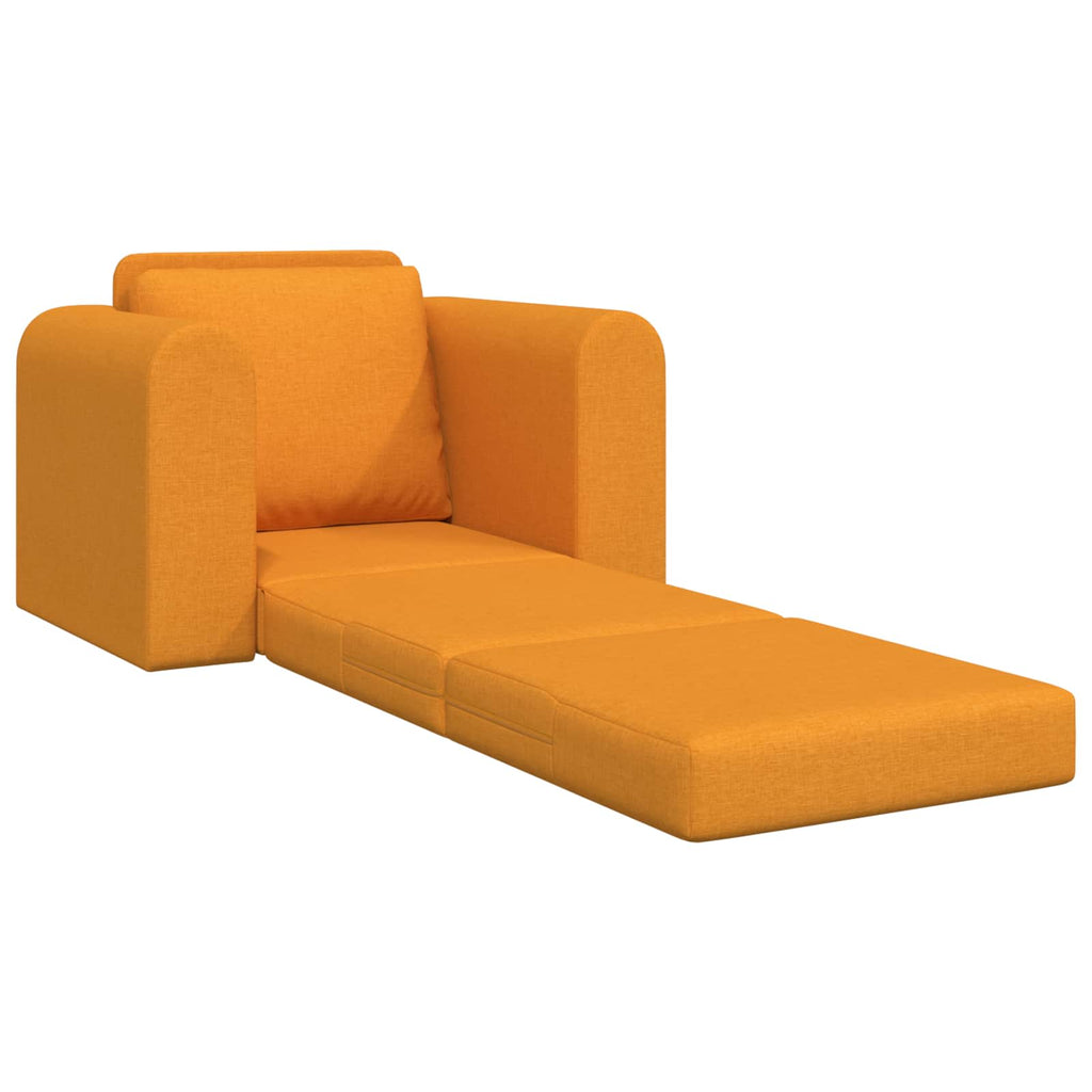 vidaXL Sofa Bed Ciemny Żółty 98 x 71 x 83 cm tkanina
