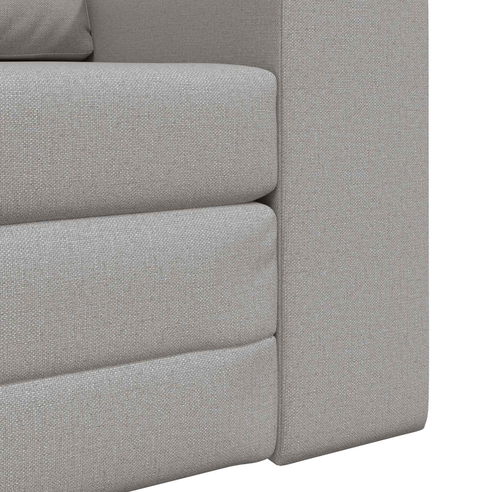 vidaXL Sofa Bed Szary chmur 98 x 71 x 83 cm tkanina