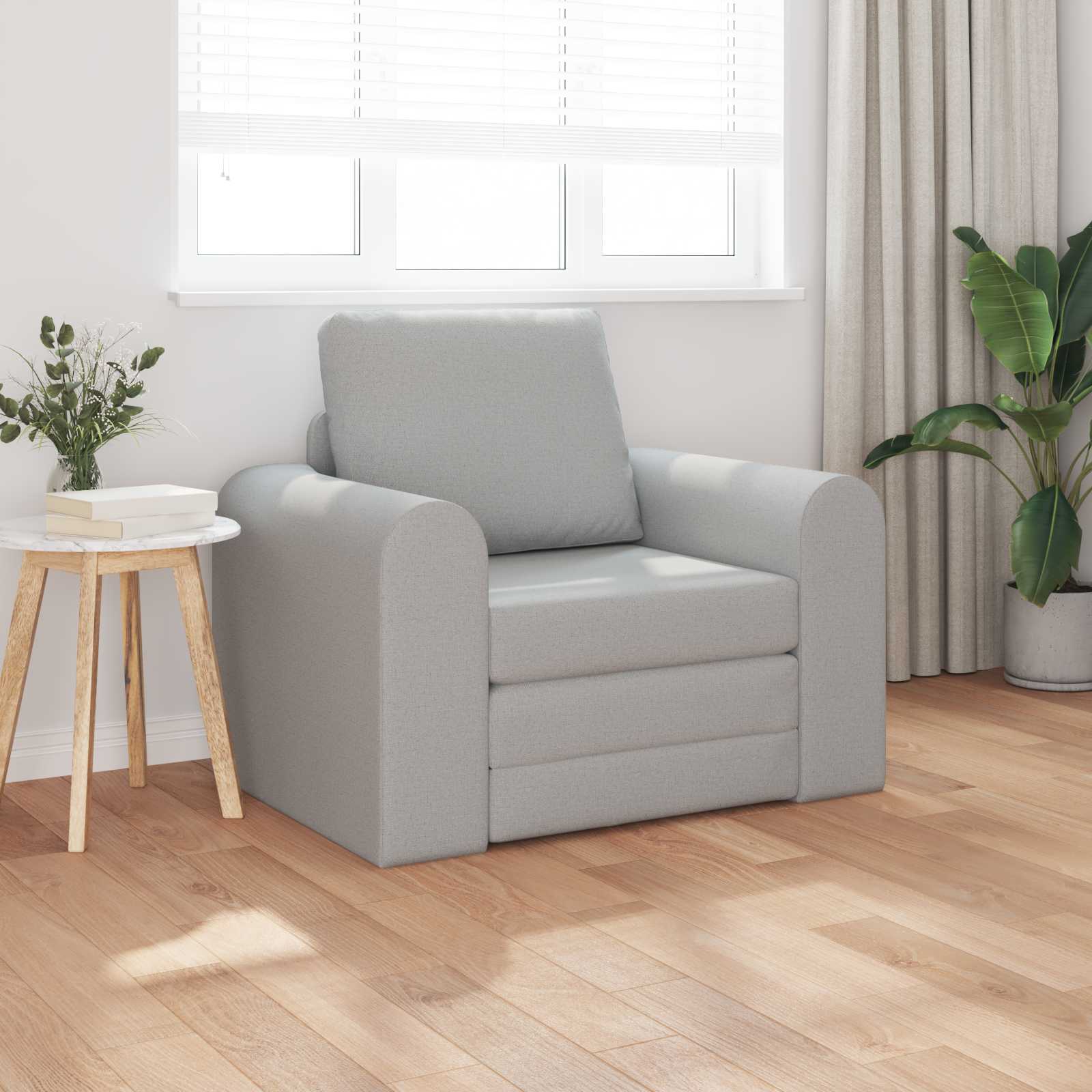 vidaXL Sofa Bed Szary chmur 98 x 71 x 83 cm tkanina