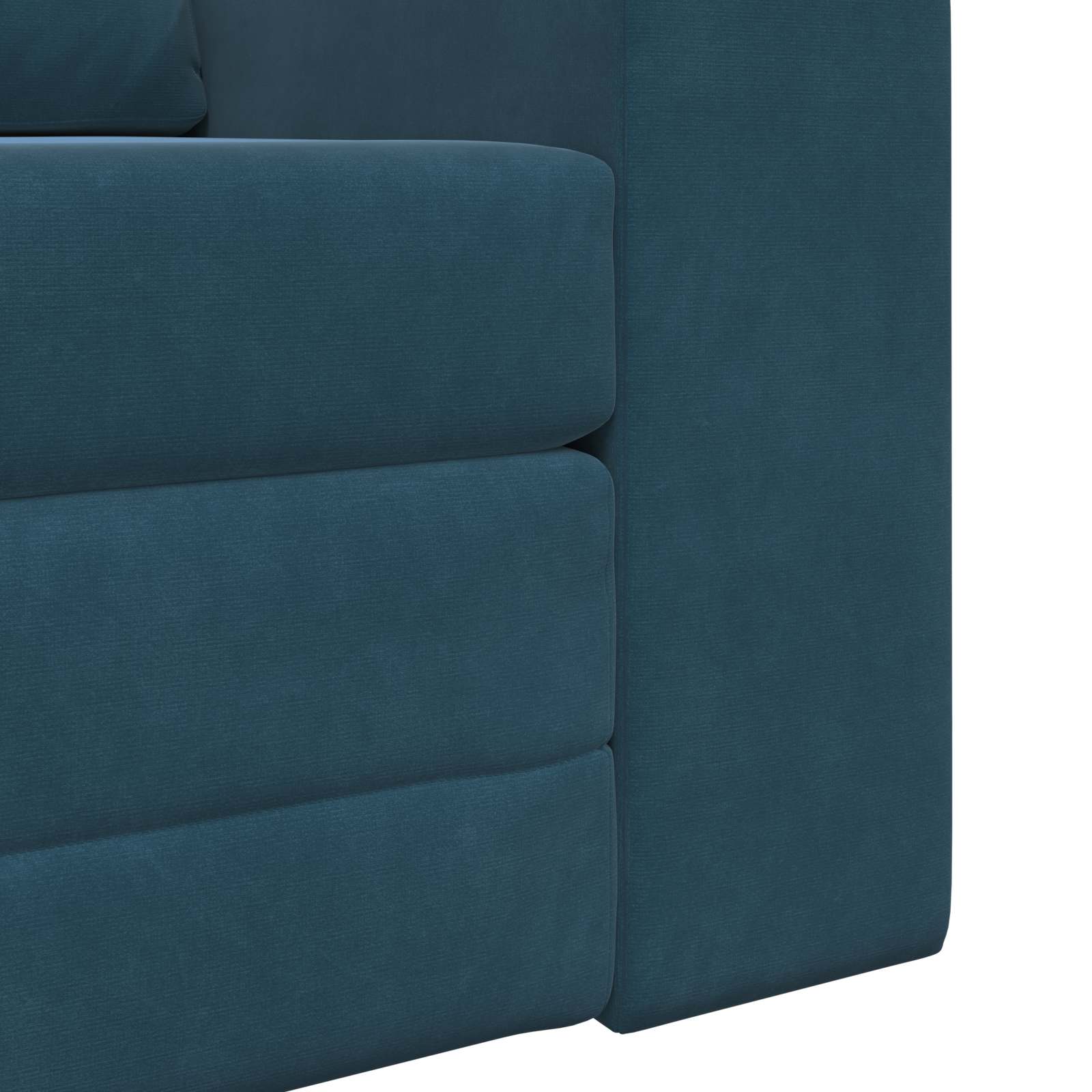 vidaXL Sofa Bed Niebieski 98 x 71 x 83 cm Aksamit