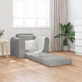 vidaXL Sofa Bed Jasnoszary 98 x 71 x 83 cm Aksamit