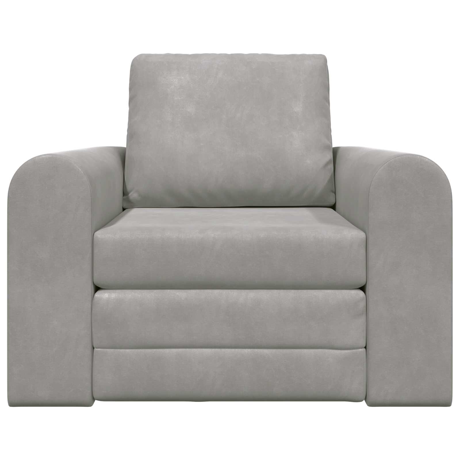 vidaXL Sofa Bed Jasnoszary 98 x 71 x 83 cm Aksamit