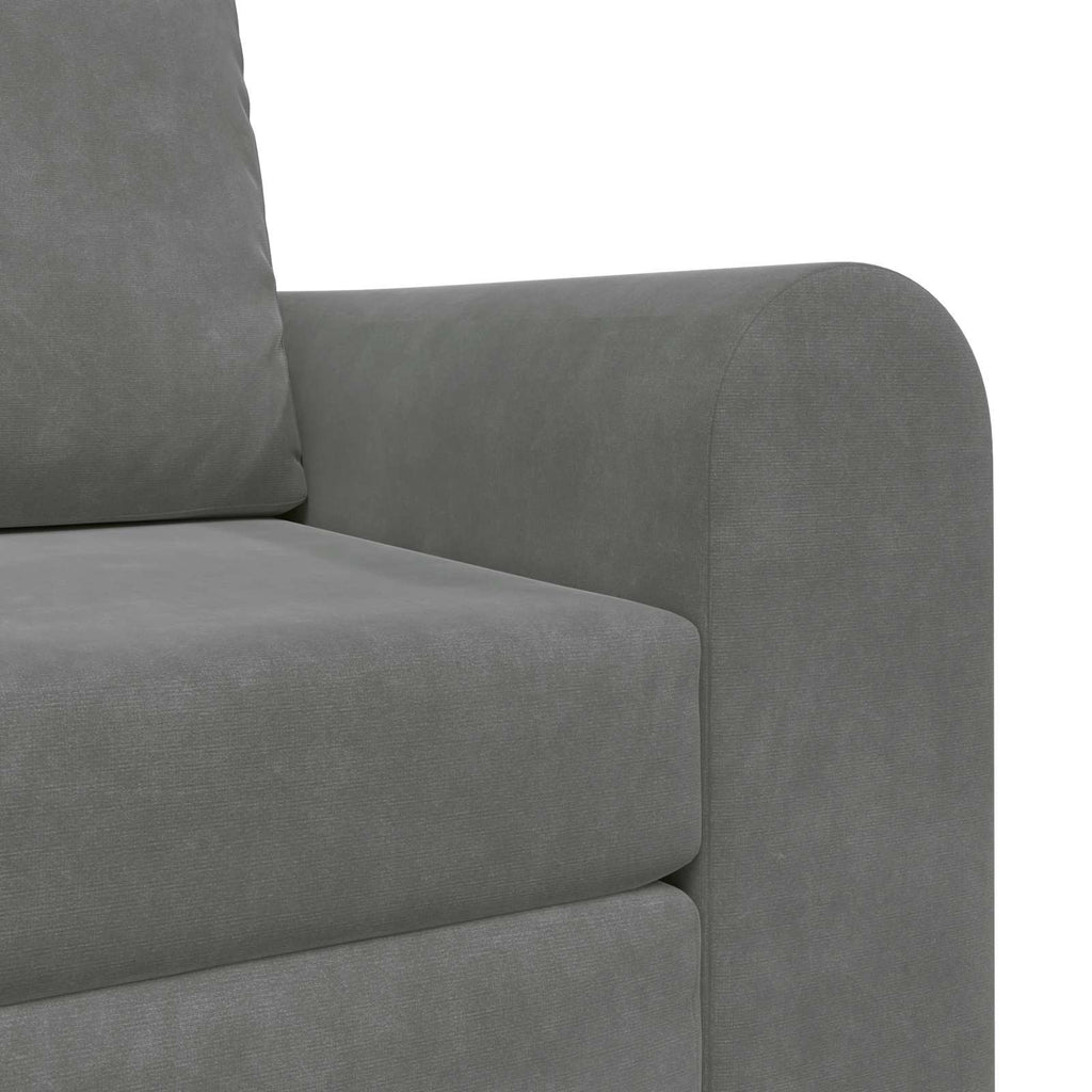 vidaXL Sofa Bed Ciemnoszary 98 x 71 x 83 cm Aksamit
