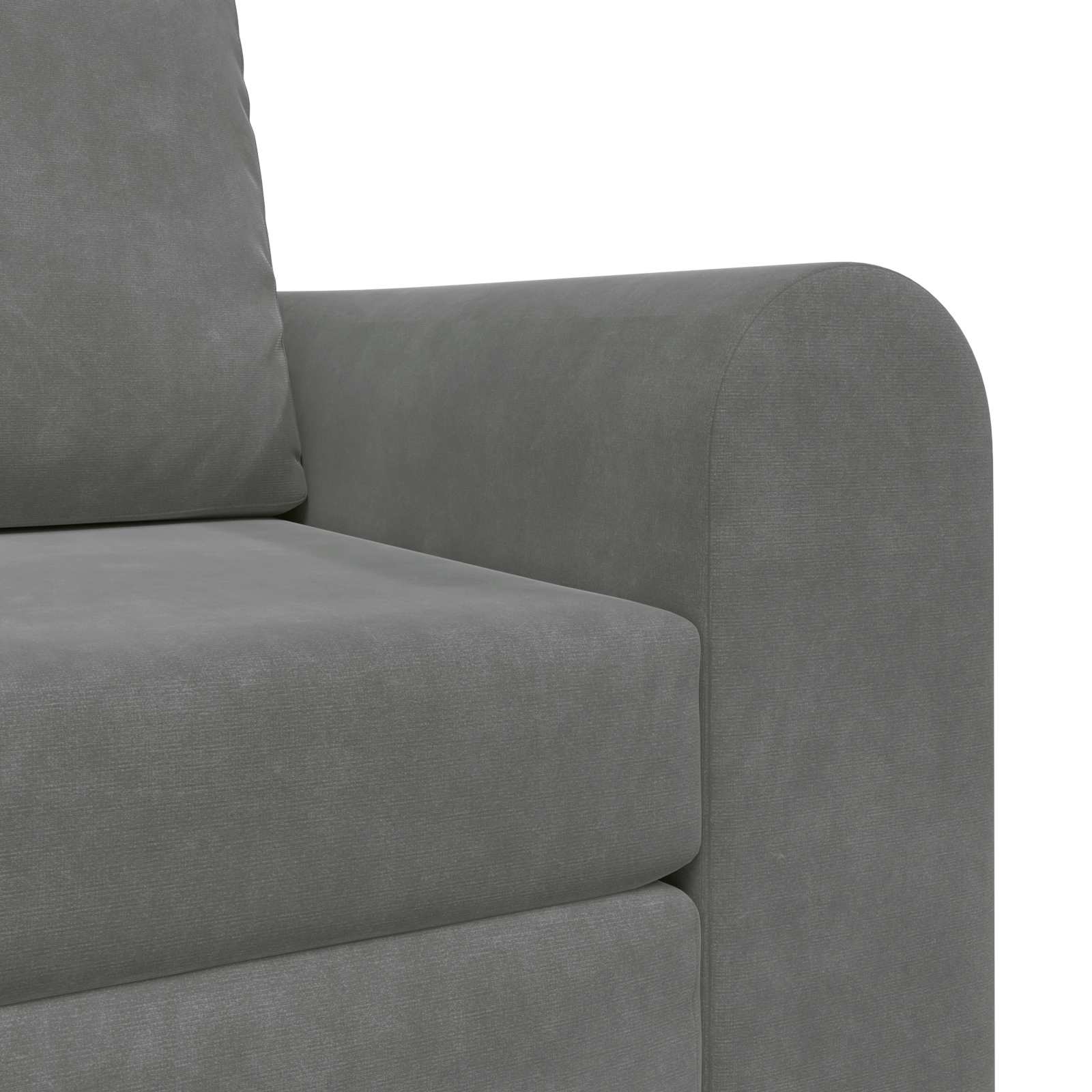 vidaXL Sofa Bed Ciemnoszary 98 x 71 x 83 cm Aksamit