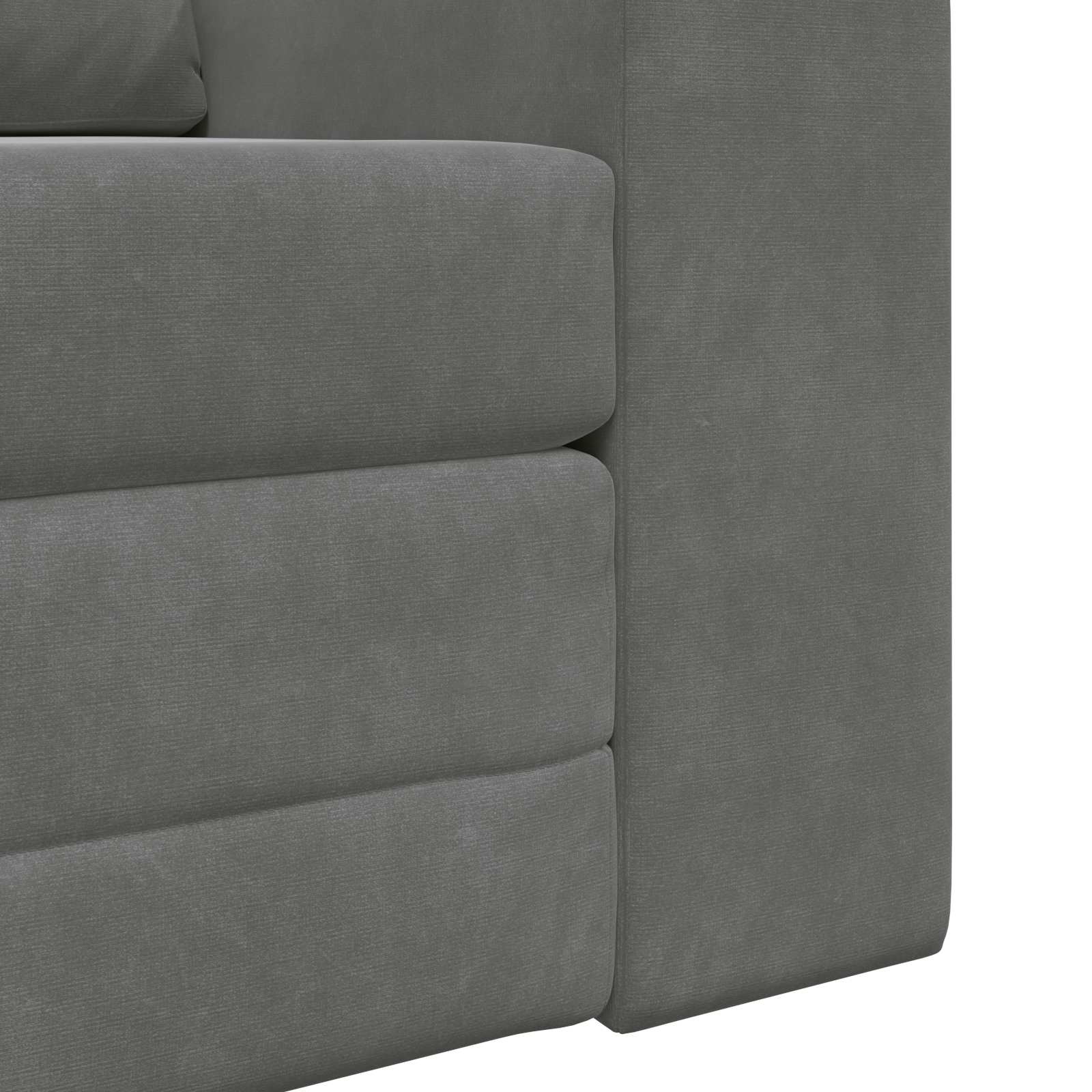 vidaXL Sofa Bed Ciemnoszary 98 x 71 x 83 cm Aksamit