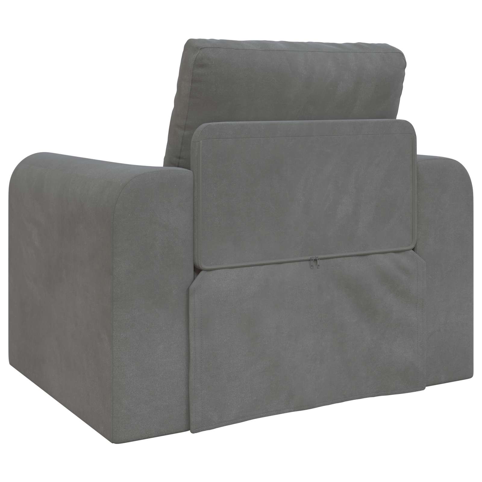 vidaXL Sofa Bed Ciemnoszary 98 x 71 x 83 cm Aksamit