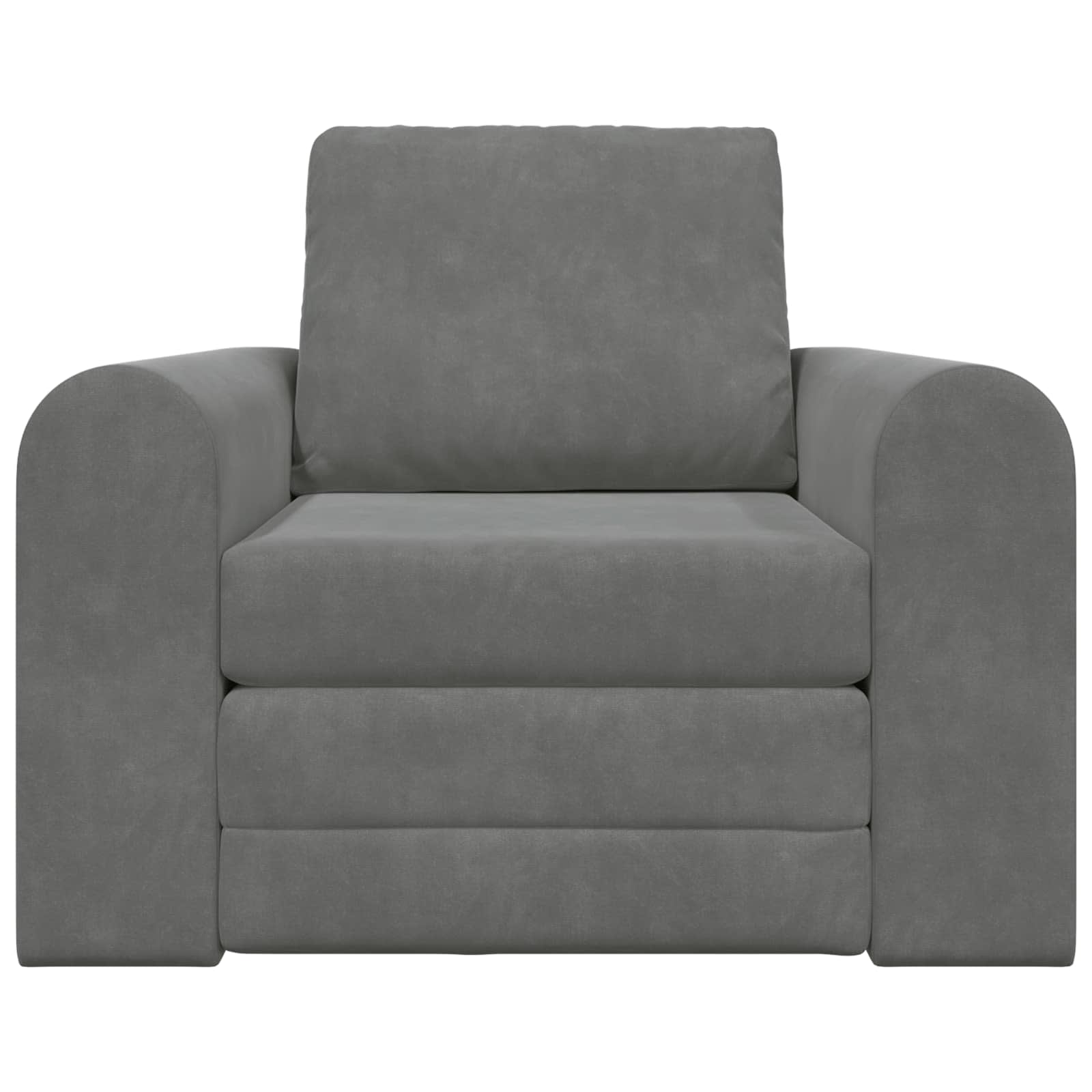 vidaXL Sofa Bed Ciemnoszary 98 x 71 x 83 cm Aksamit