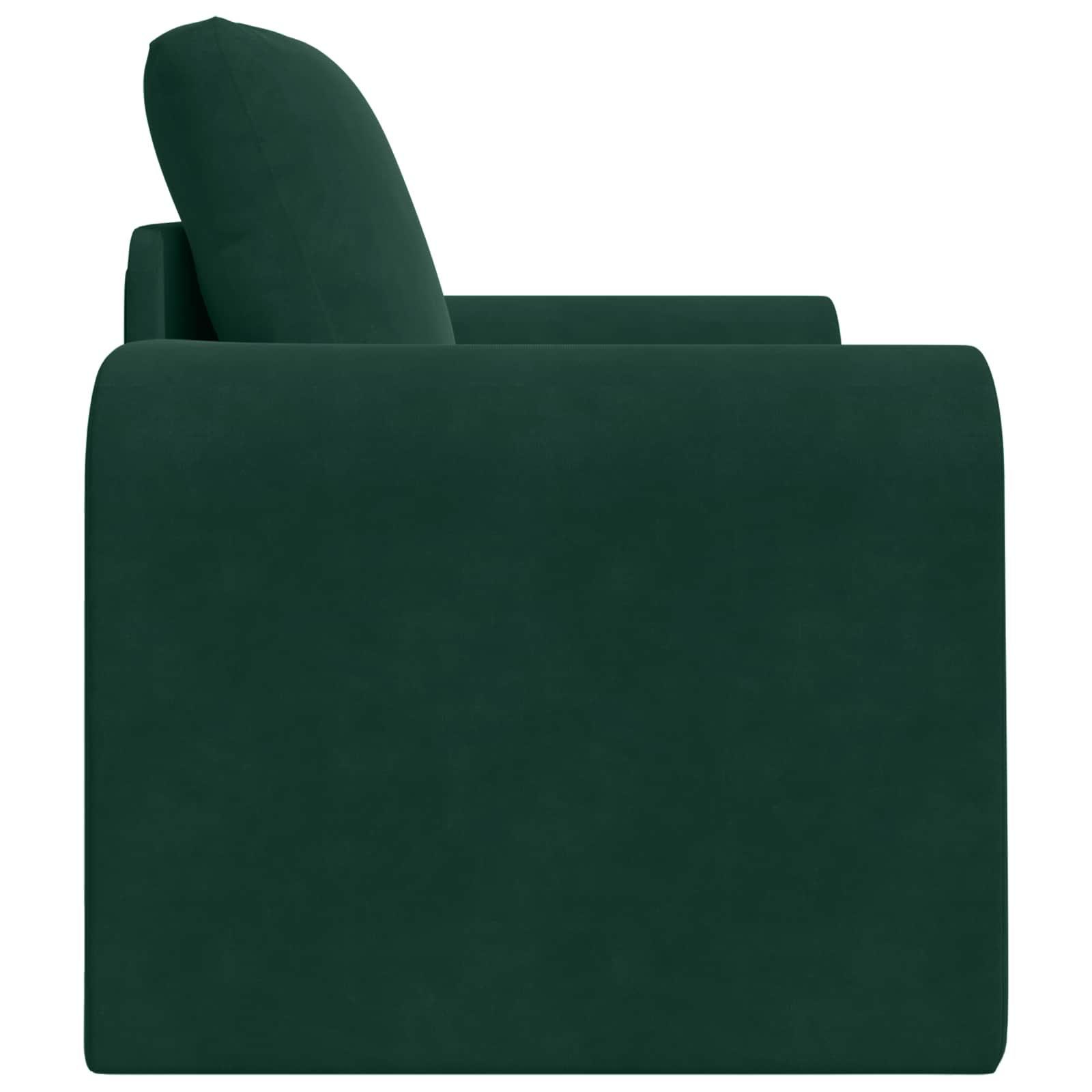 vidaXL Sofa Bed Ciemna zieleń 98 x 71 x 83 cm Aksamit