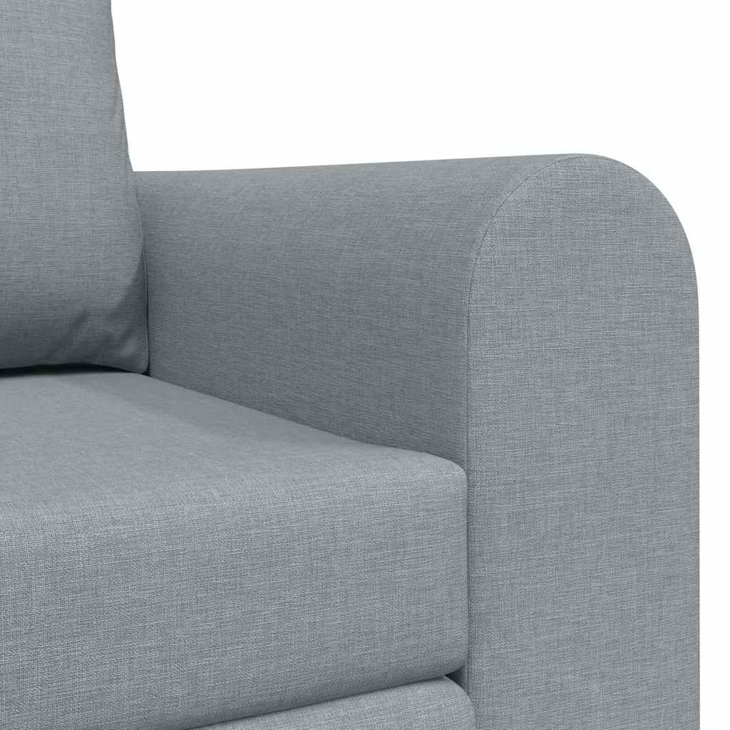 vidaXL Sofa Bed 60cm Jasnoszary tkanina