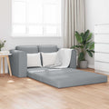 vidaXL Sofa Bed 60cm Jasnoszary tkanina