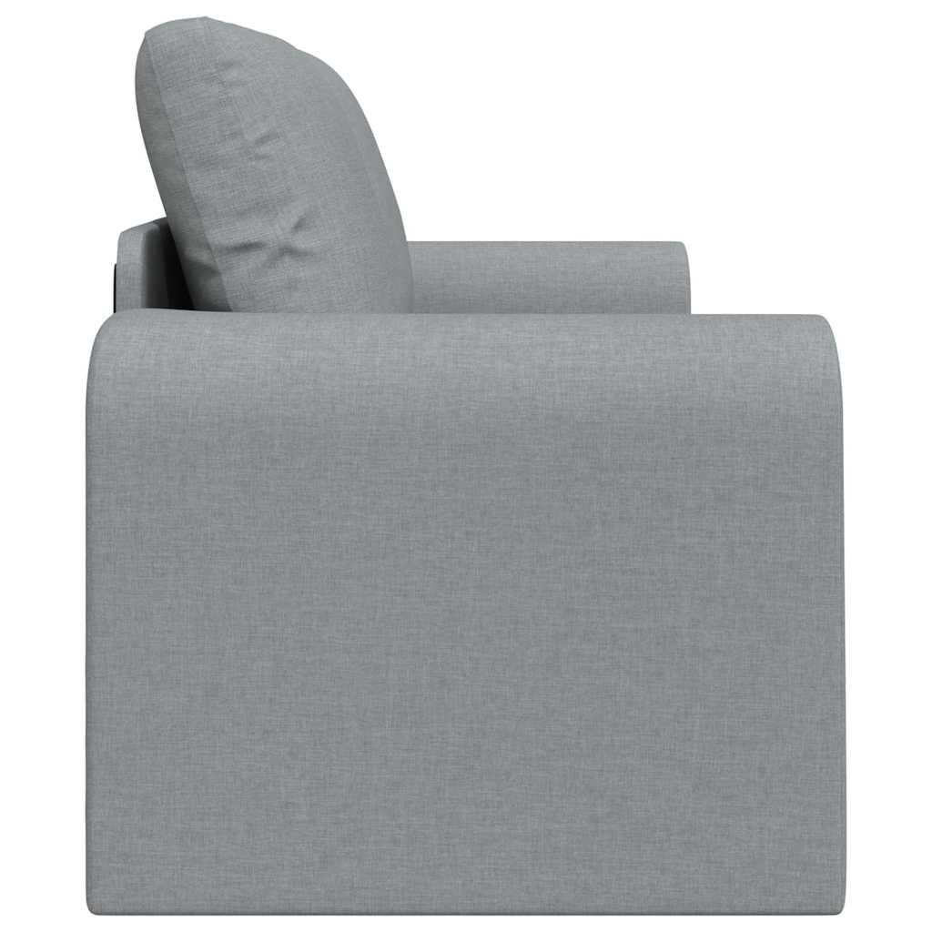 vidaXL Sofa Bed 60cm Jasnoszary tkanina