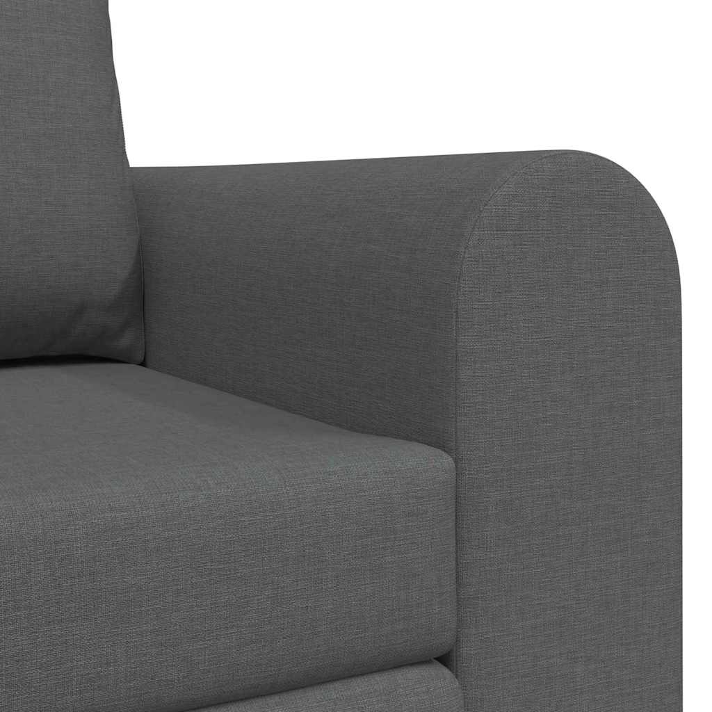 vidaXL Sofa Bed 60cm Ciemnoszary tkanina