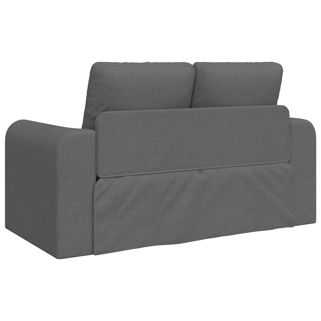 vidaXL Sofa Bed 60cm Ciemnoszary tkanina