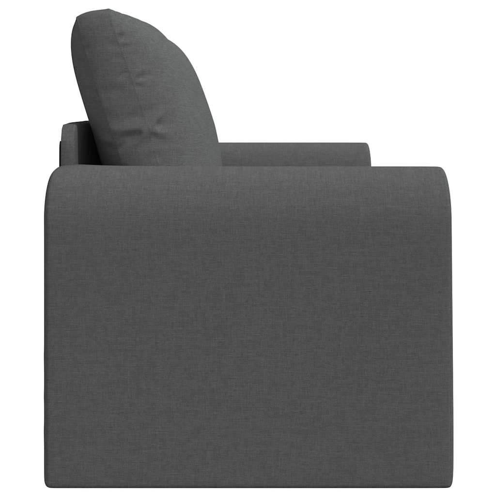 vidaXL Sofa Bed 60cm Ciemnoszary tkanina