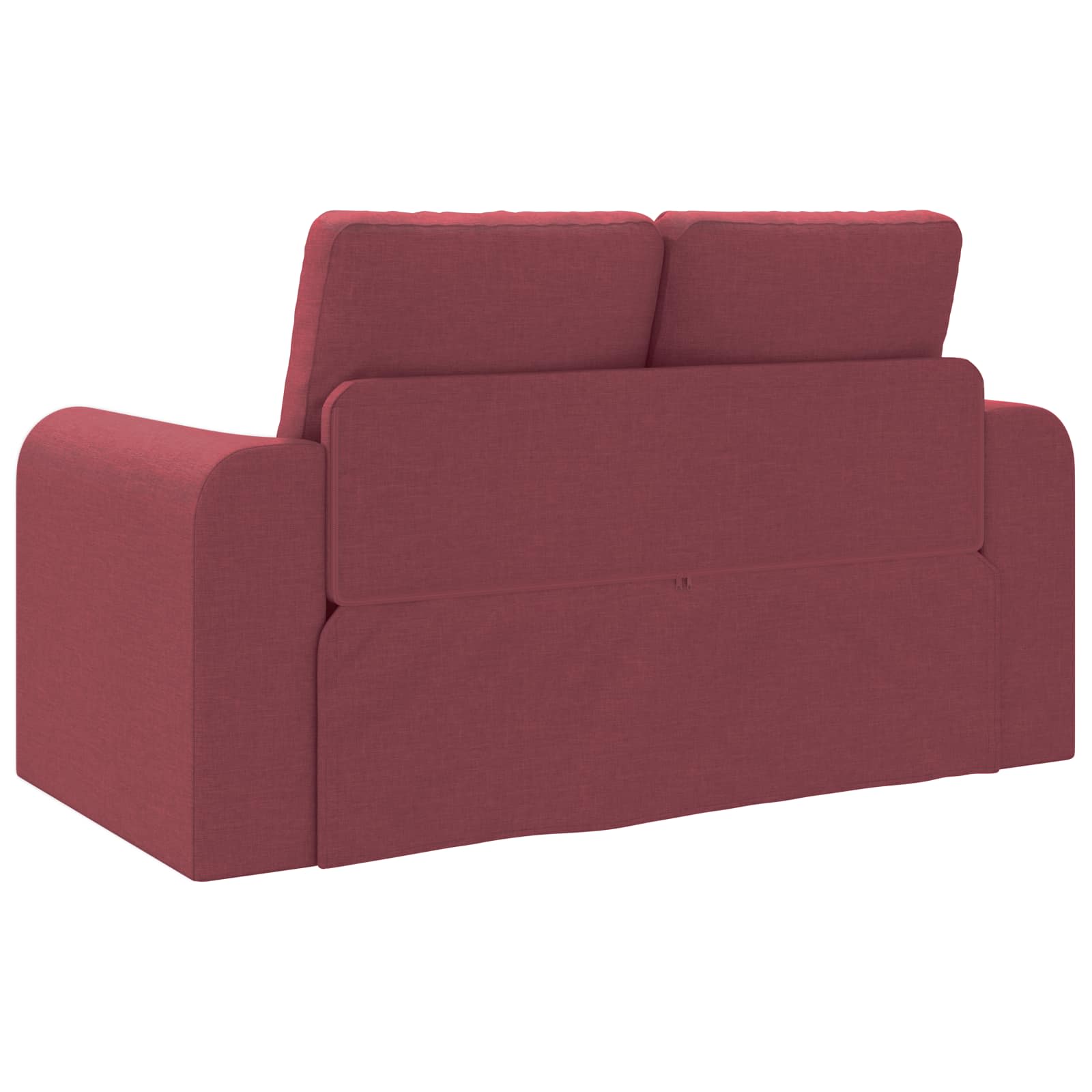 vidaXL Sofa Bed 60cm Czerwone wino tkanina