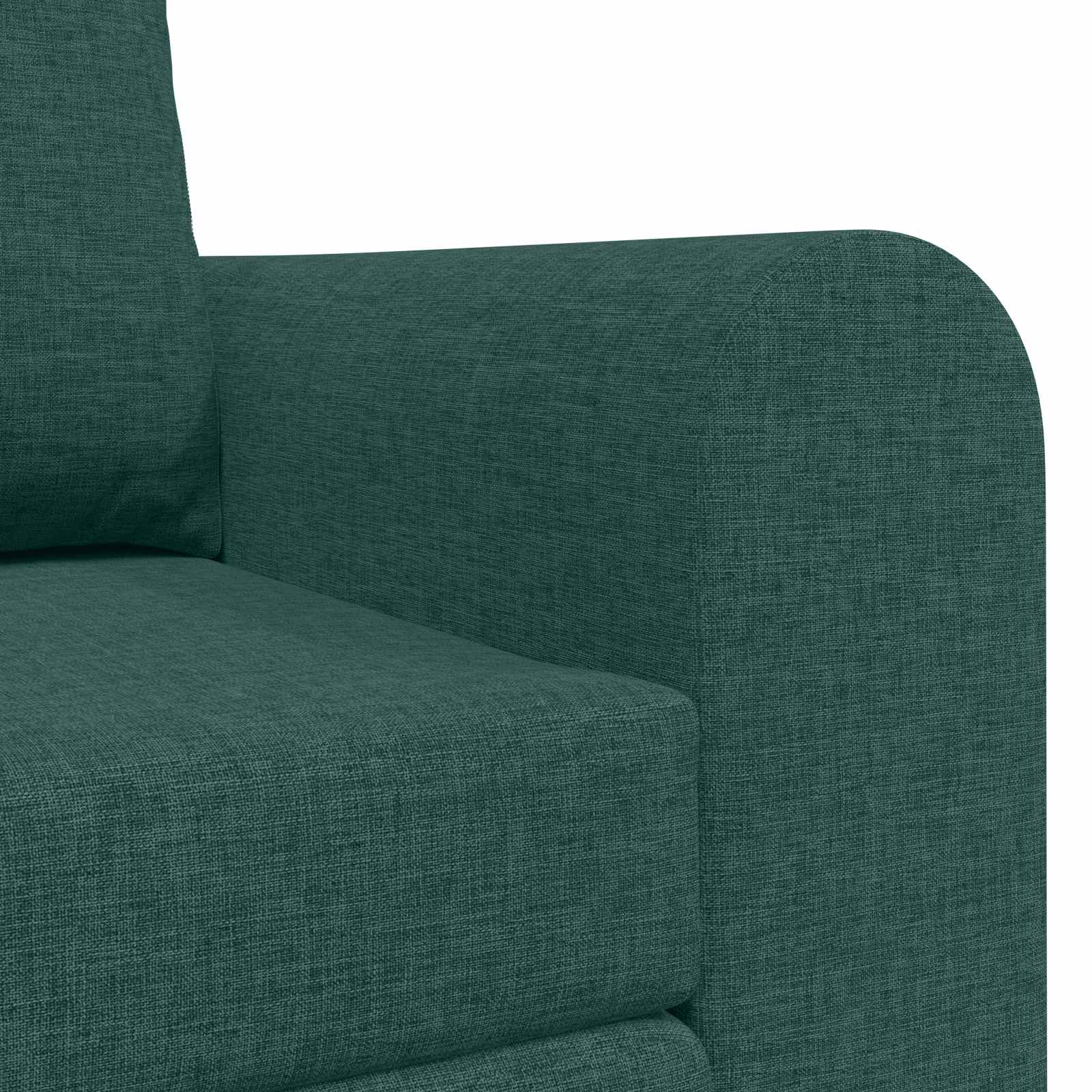 vidaXL Sofa Bed 60cm Ciemna zieleń tkanina